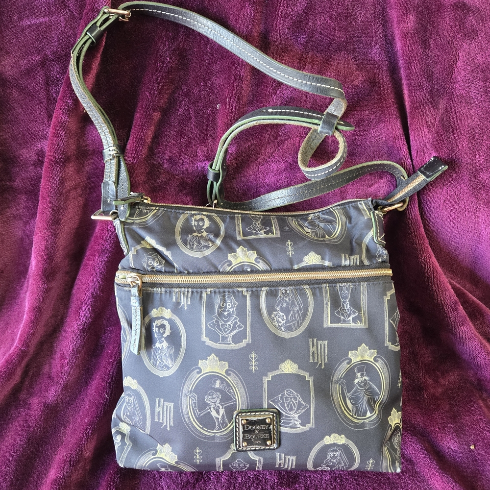 Disney Haunted Mansion Dooney & Bourke Black Crossbody Well Loved